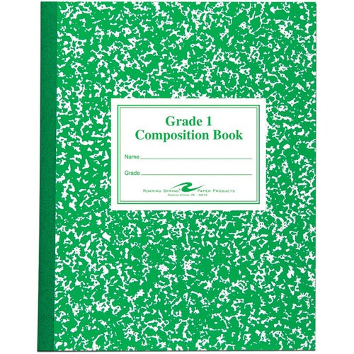Roaring Spring ROA77920 Grade School Ruled Marble Flexible Cover Composition Book