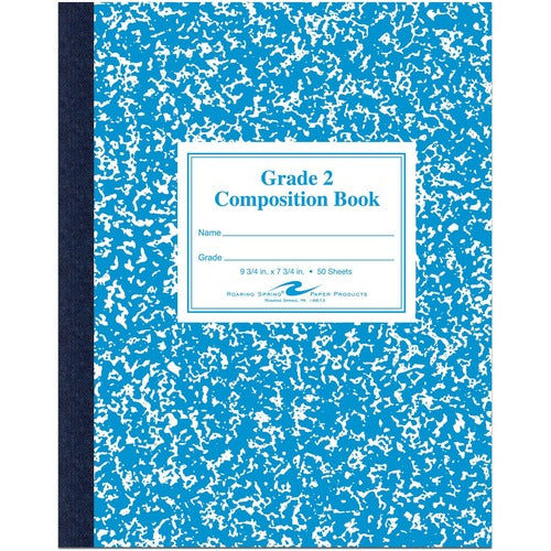 Roaring Spring ROA77921 Grade School Ruled Marble Flexible Cover Composition Book