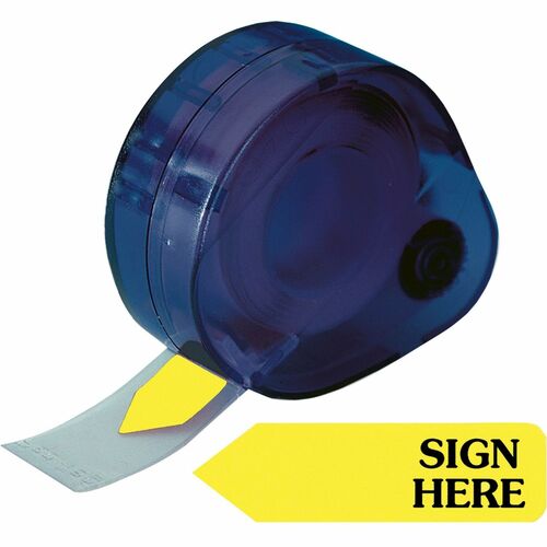 Redi-Tag RTG81014 Sign Here Removable Flags In Dispenser