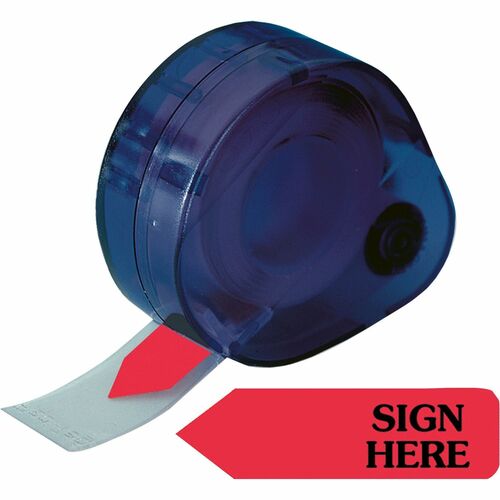 Redi-Tag RTG81024 Sign Here Removable Flags In Dispenser