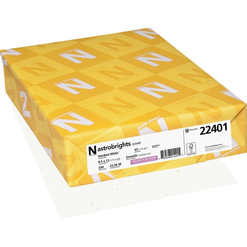 Astrobrights WAU22401 Colored Cardstock - Stardust White